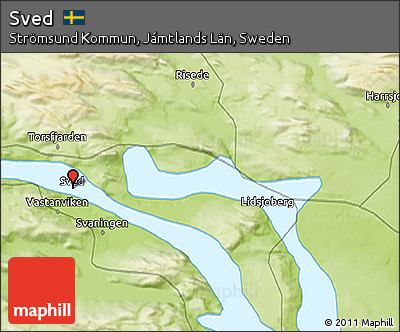 Physical 3D Map of Sved
