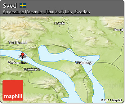 Physical 3D Map of Sved
