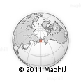 Outline Map of the Area around 64° 20' 33" N, 178° 34' 29" E, rectangular outline