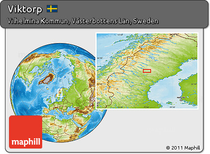 Physical Location Map of Viktorp