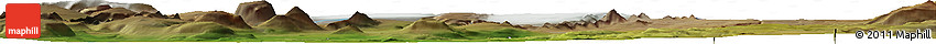 Satellite Horizon Map of the Area around 64° 20' 33" N, 20° 19' 30" W