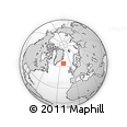 Outline Map of Reynivellir, rectangular outline