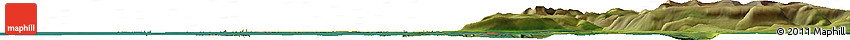 Satellite Horizon Map of the Area around 64° 20' 33" N, 22° 1' 29" W