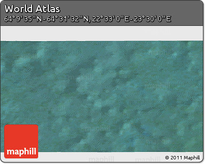 Satellite 3D Map of the Area around 64° 20' 33" N, 23° 1' 29" E