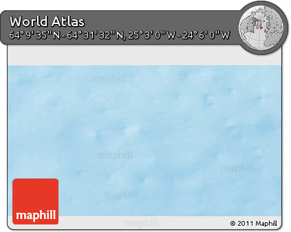 Physical 3D Map of the Area around 64°&nbsp;20'&nbsp;33"&nbsp;N,&nbsp;24°&nbsp;34'&nbsp;30"&nbsp;W