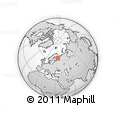 Outline Map of the Area around 64° 20' 33" N, 34° 4' 30" E, rectangular outline