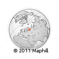 Outline Map of the Area around 64° 20' 33" N, 37° 28' 30" E, rectangular outline