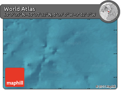 Satellite Map of the Area around 64° 20' 33" N, 4° 10' 30" W