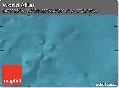 Satellite Map of the Area around 64° 20' 33" N, 4° 10' 30" W