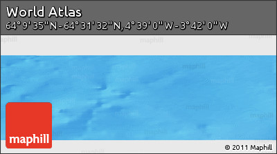 Physical Panoramic Map of the Area around 64° 20' 33" N, 4° 10' 30" W