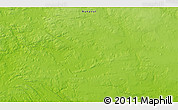 Physical 3D Map of the area around 64° 20' 33" N, 89° 10' 30" W