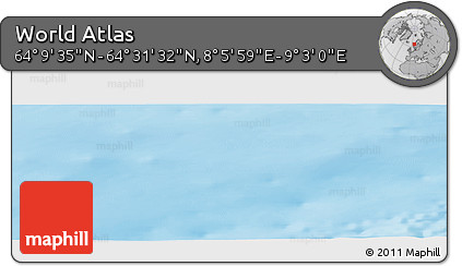 Physical Panoramic Map of the Area around 64° 20' 33" N, 8° 34' 29" E