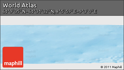 Physical Panoramic Map of the Area around 64° 20' 33" N, 8° 34' 29" E