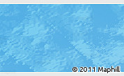 Physical 3D Map of the area around 64° 40' 8" N, 0° 46' 30" W