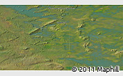 Satellite 3D Map of the area around 64° 40' 8" N, 118° 4' 29" W