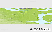 Physical Panoramic Map of the area around 64° 40' 8" N, 118° 4' 29" W