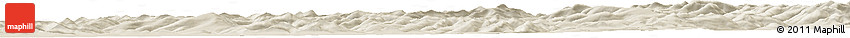 Shaded Relief Horizon Map of the Area around 64° 40' 8" N, 127° 34' 30" E