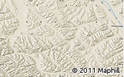 Shaded Relief Map of the area around 64° 40' 8" N, 132° 40' 30" E