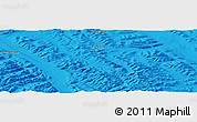 Political Panoramic Map of the area around 64° 40' 8" N, 133° 31' 30" E