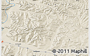 Shaded Relief Map of the area around 64° 40' 8" N, 143° 43' 29" E