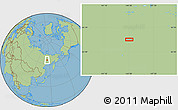 Savanna Style Location Map of the area around 64° 40' 8" N, 144° 34' 29" E