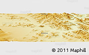 Physical Panoramic Map of the area around 64° 40' 8" N, 147° 58' 29" E