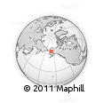 Outline Map of the Area around 64° 40' 8" N, 158° 1' 30" W, rectangular outline