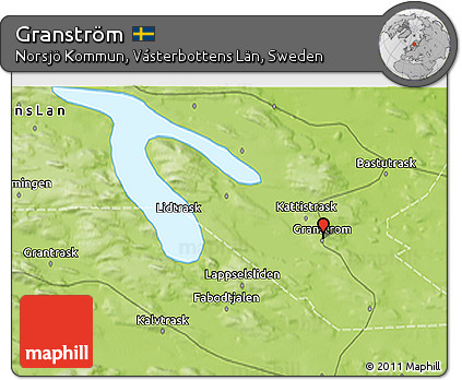 Physical 3D Map of Granström