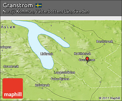 Physical 3D Map of Granström