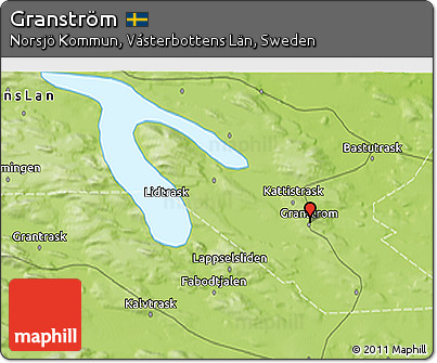 Physical 3D Map of Granström