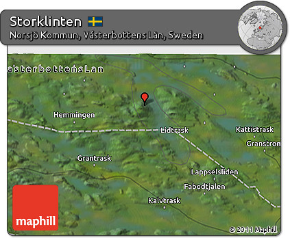 Satellite 3D Map of Storklinten