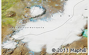 Satellite Map of the area around 64° 40' 8" N, 20° 19' 30" W