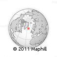 Outline Map of Hotel Husafell, rectangular outline