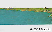 Satellite Panoramic Map of Miklholt