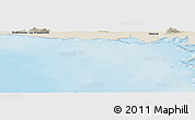 Shaded Relief Panoramic Map of Miklholt