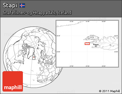 Blank Location Map of Stapi