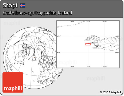 Blank Location Map of Stapi