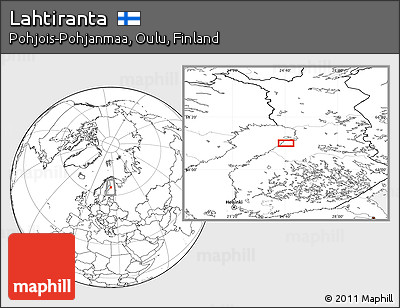 Blank Location Map of Lahtiranta