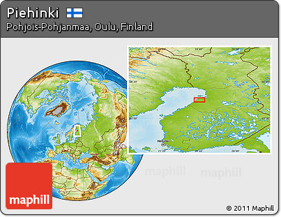 Physical Location Map of Piehinki