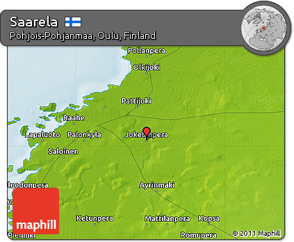 Physical Map of Saarela