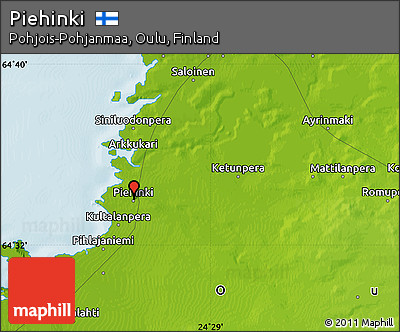 Physical Map of Piehinki