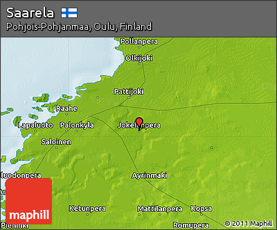 Physical Map of Saarela