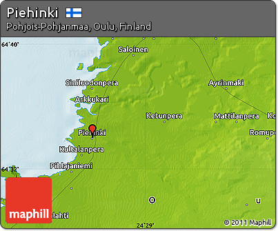 Physical Map of Piehinki