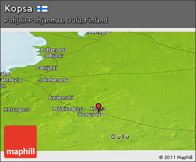 Physical Panoramic Map of Kopsa
