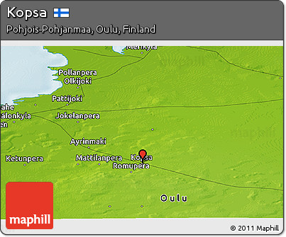 Physical Panoramic Map of Kopsa