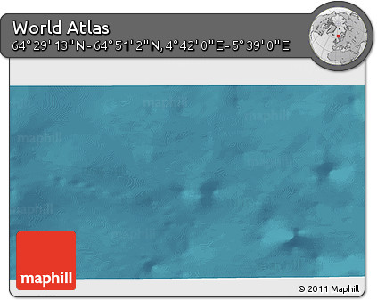 Satellite 3D Map of the Area around 64° 40' 8" N, 5° 10' 30" E