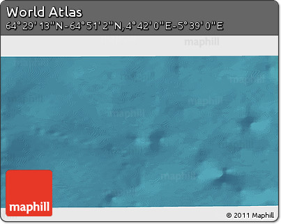 Satellite 3D Map of the Area around 64° 40' 8" N, 5° 10' 30" E
