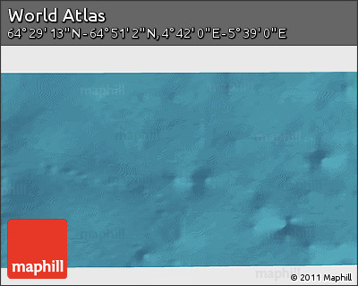 Satellite 3D Map of the Area around 64° 40' 8" N, 5° 10' 30" E