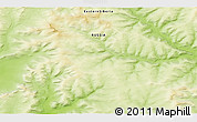 Physical 3D Map of the area around 64° 40' 8" N, 95° 16' 30" E