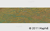Satellite Panoramic Map of the area around 64° 59' 36" N, 113° 49' 29" W